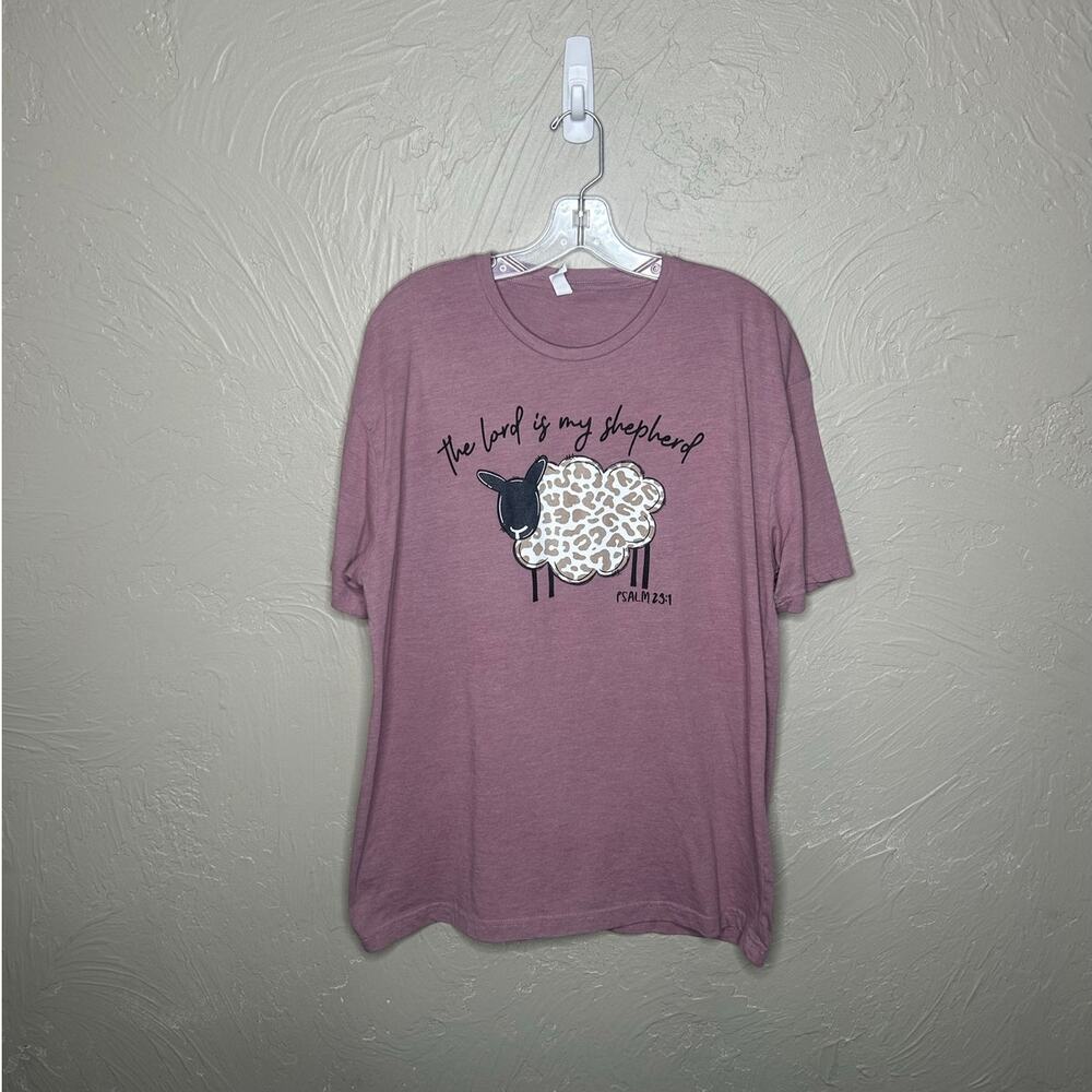 Inspiring Faith Tee: "The Lord is my Shepherd" - Size XL
